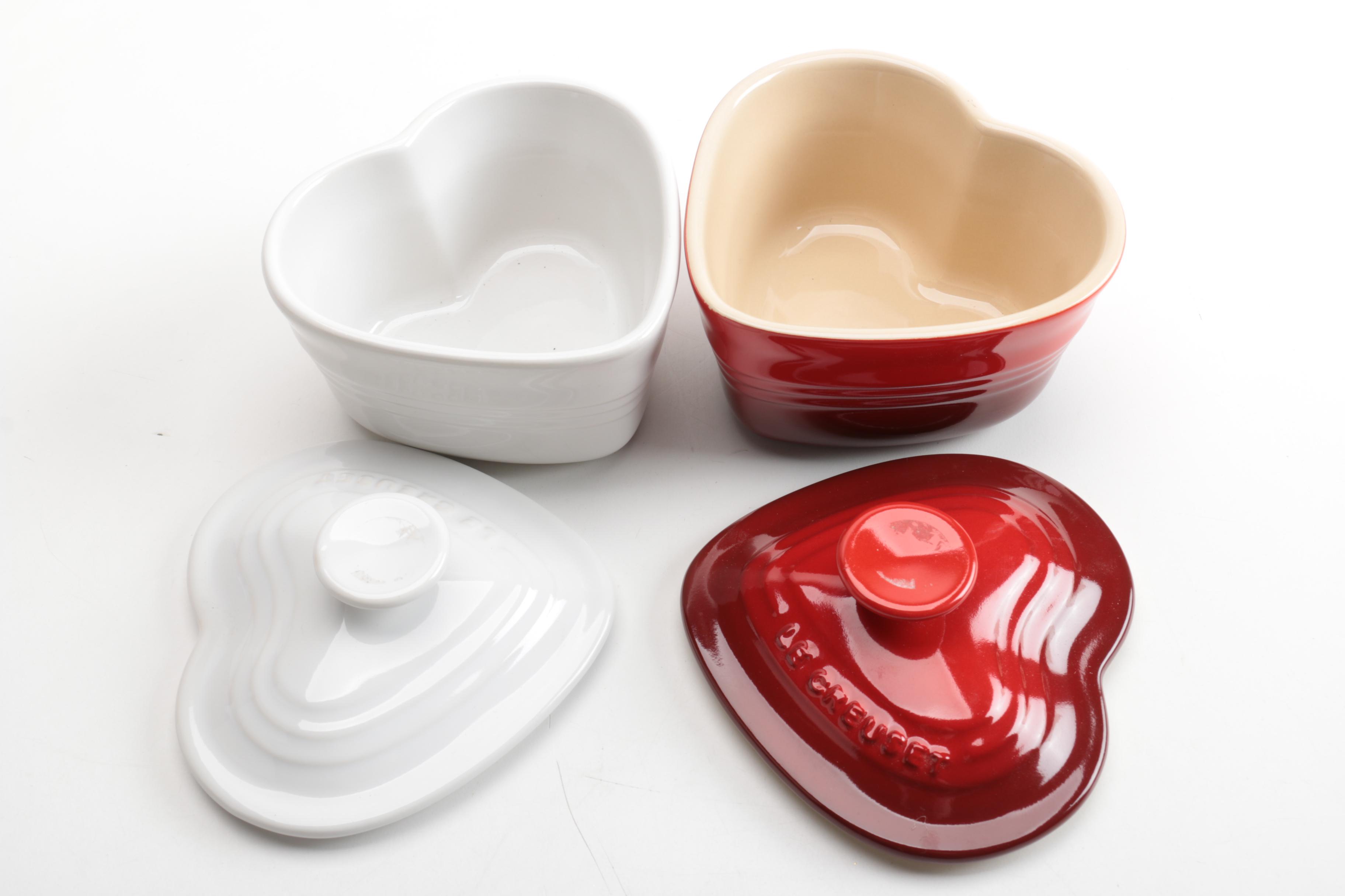 Le Creuset Heart Shaped Baking Dishes