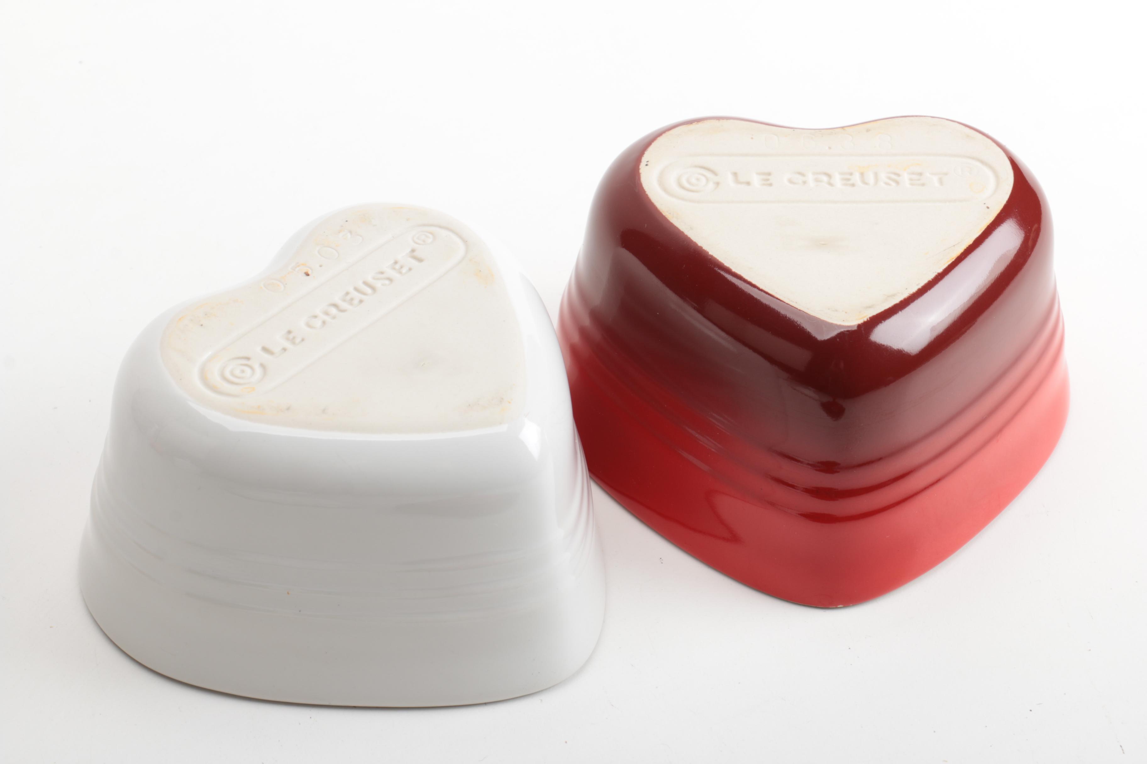 Le Creuset Heart Shaped Baking Dishes