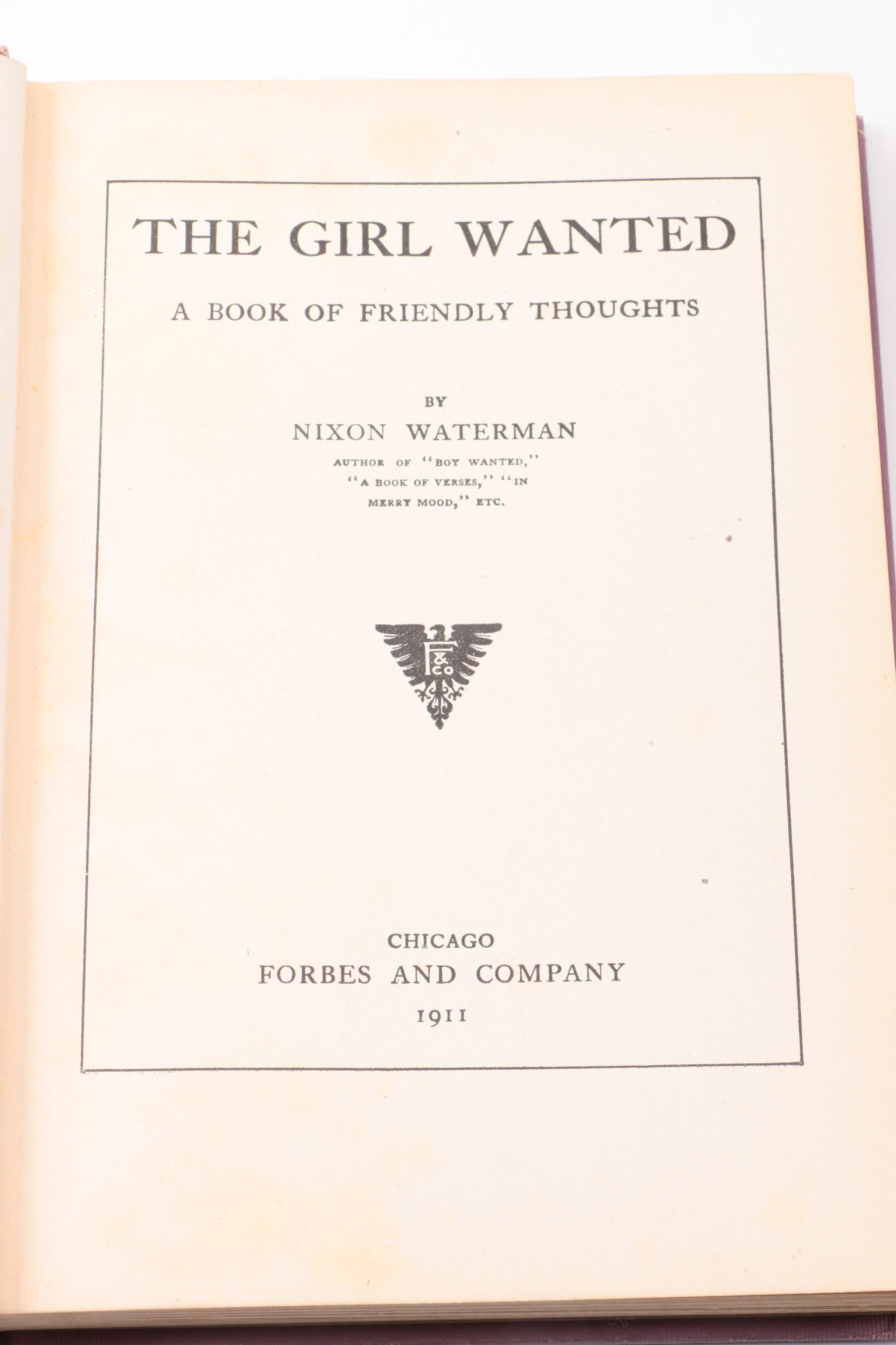 Assortment of Books including Nixon Waterman