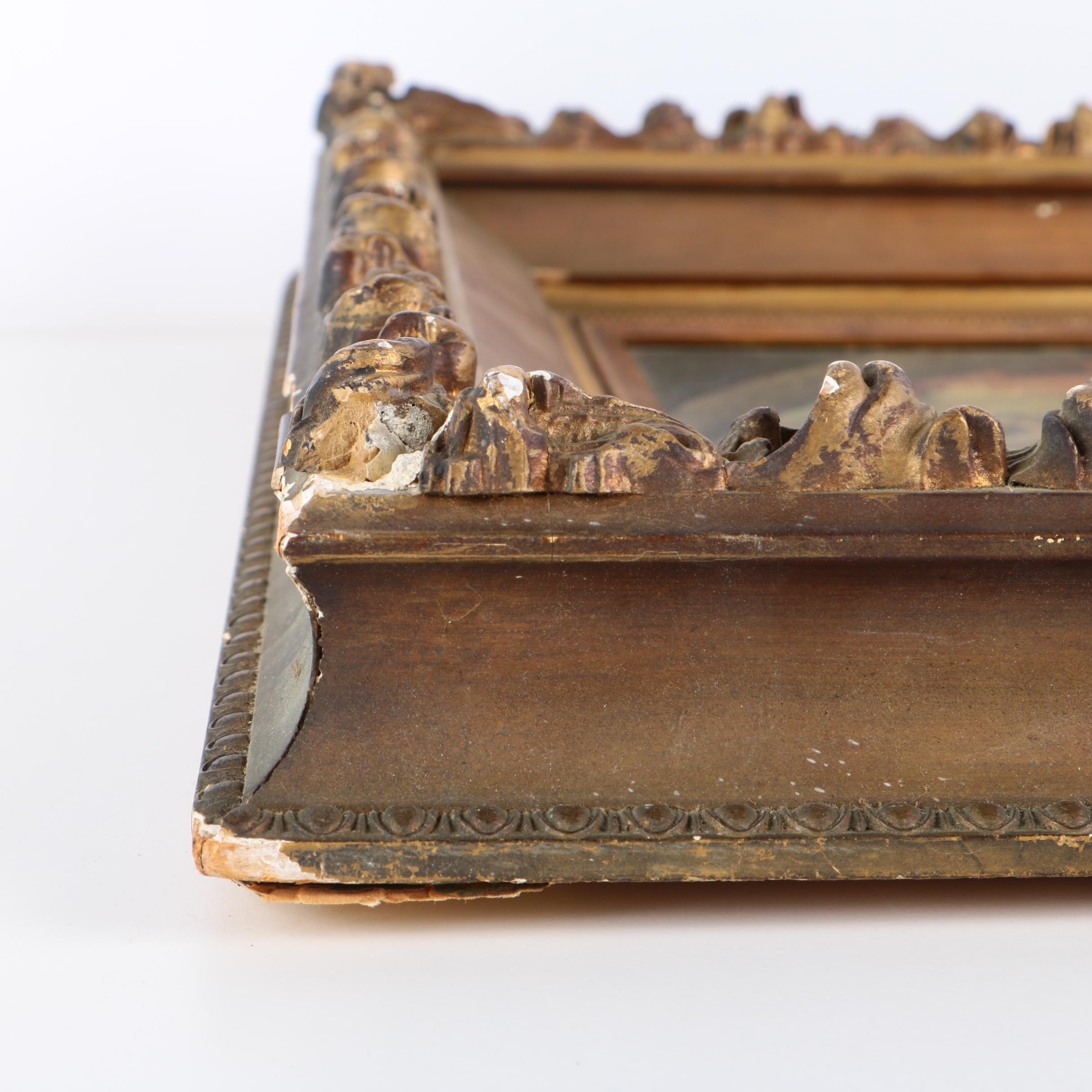 La Fave Oil Painting of a Docked Boat