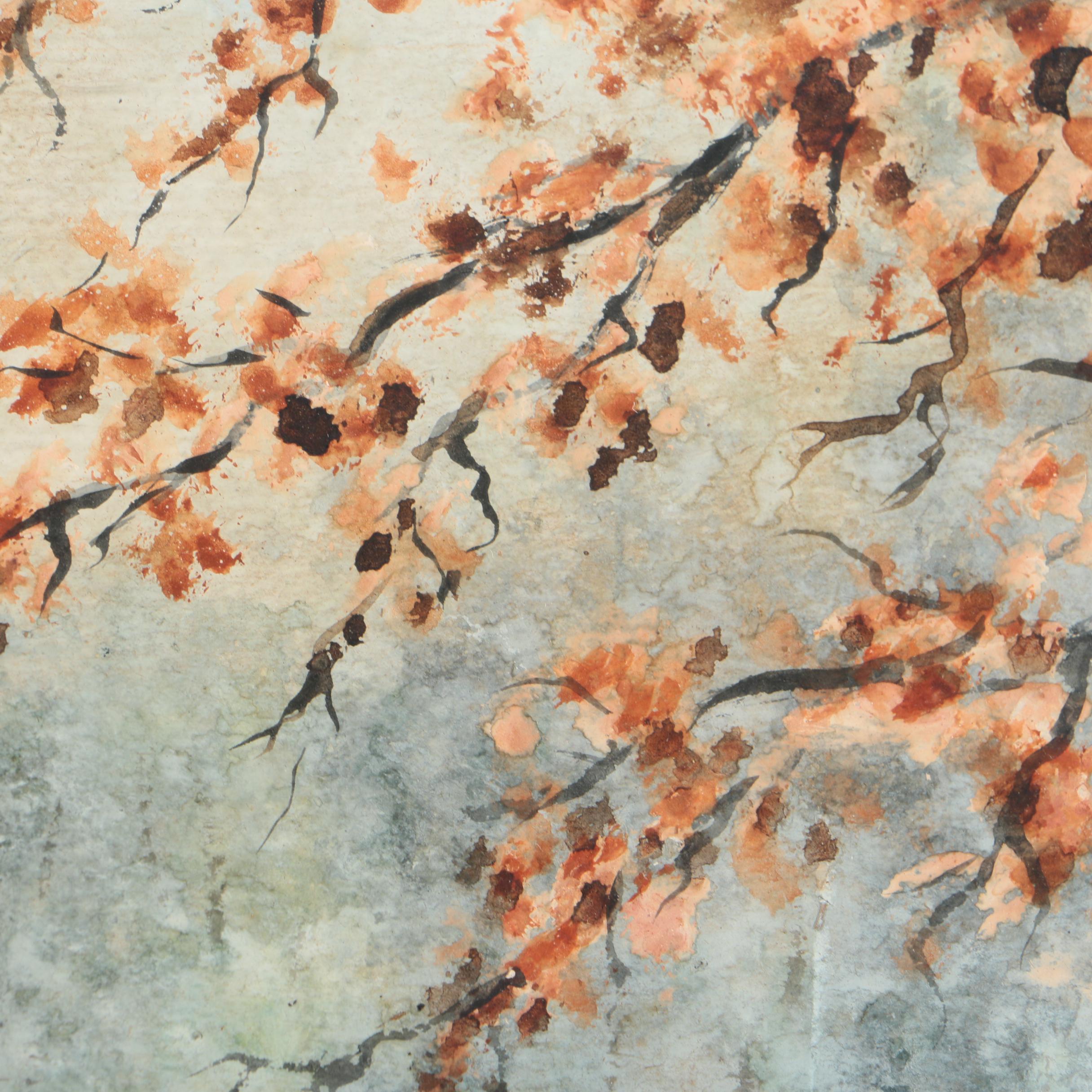 Jones Watercolor and Gouache Painting on Paper