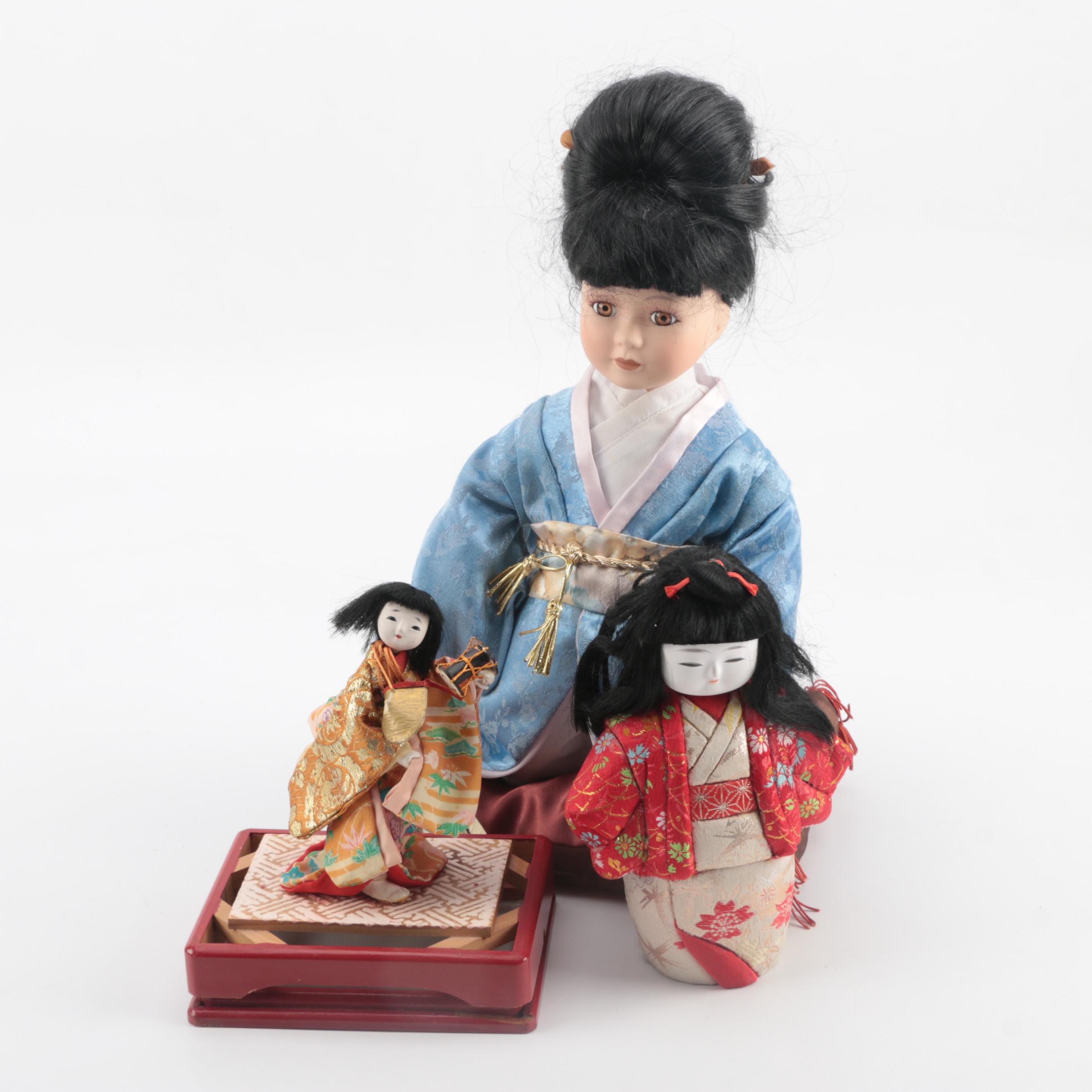 Japanese Inspired Porcelain Dolls