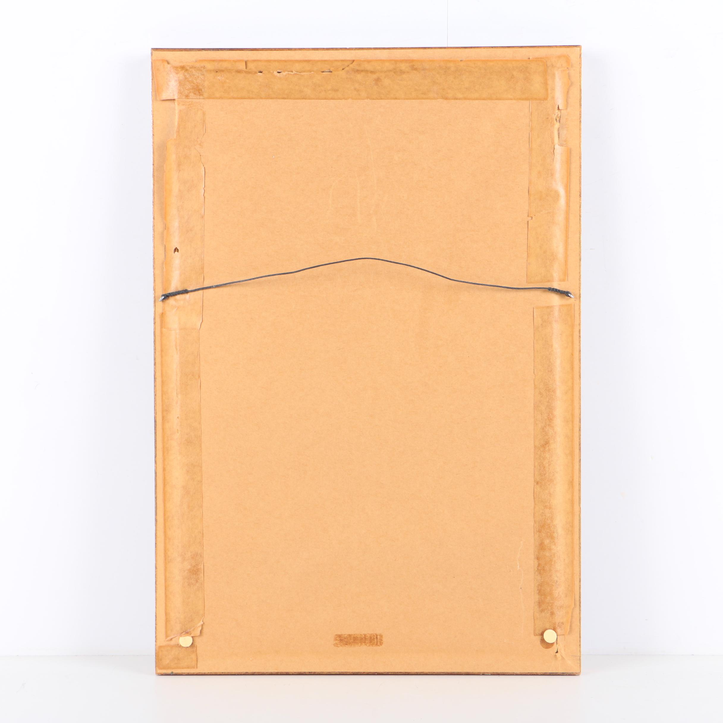 Framed Antique 1913 Marriage Certificate