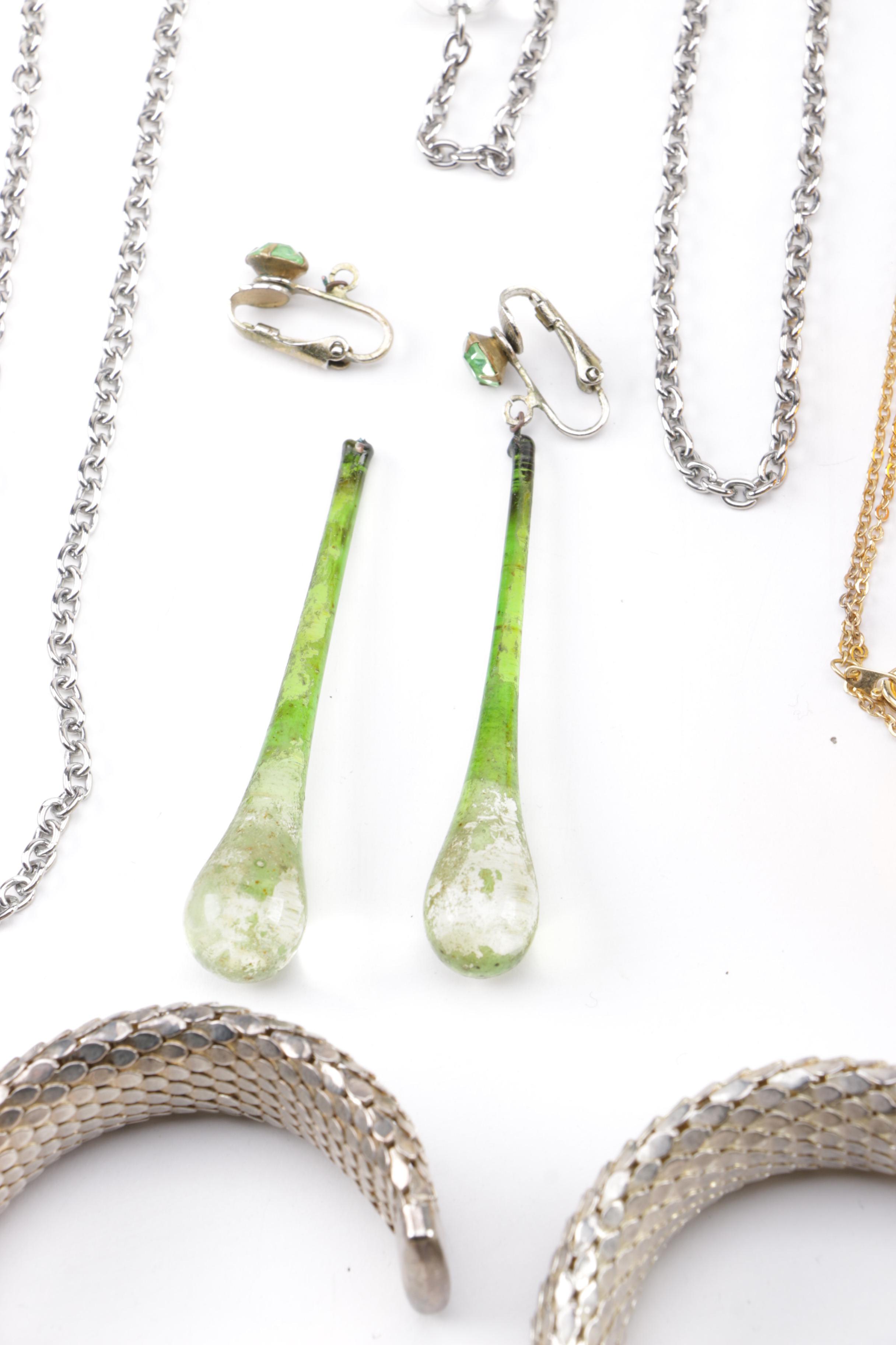 Assortment of Costume Jewelry Including Weiss and Les Bernard