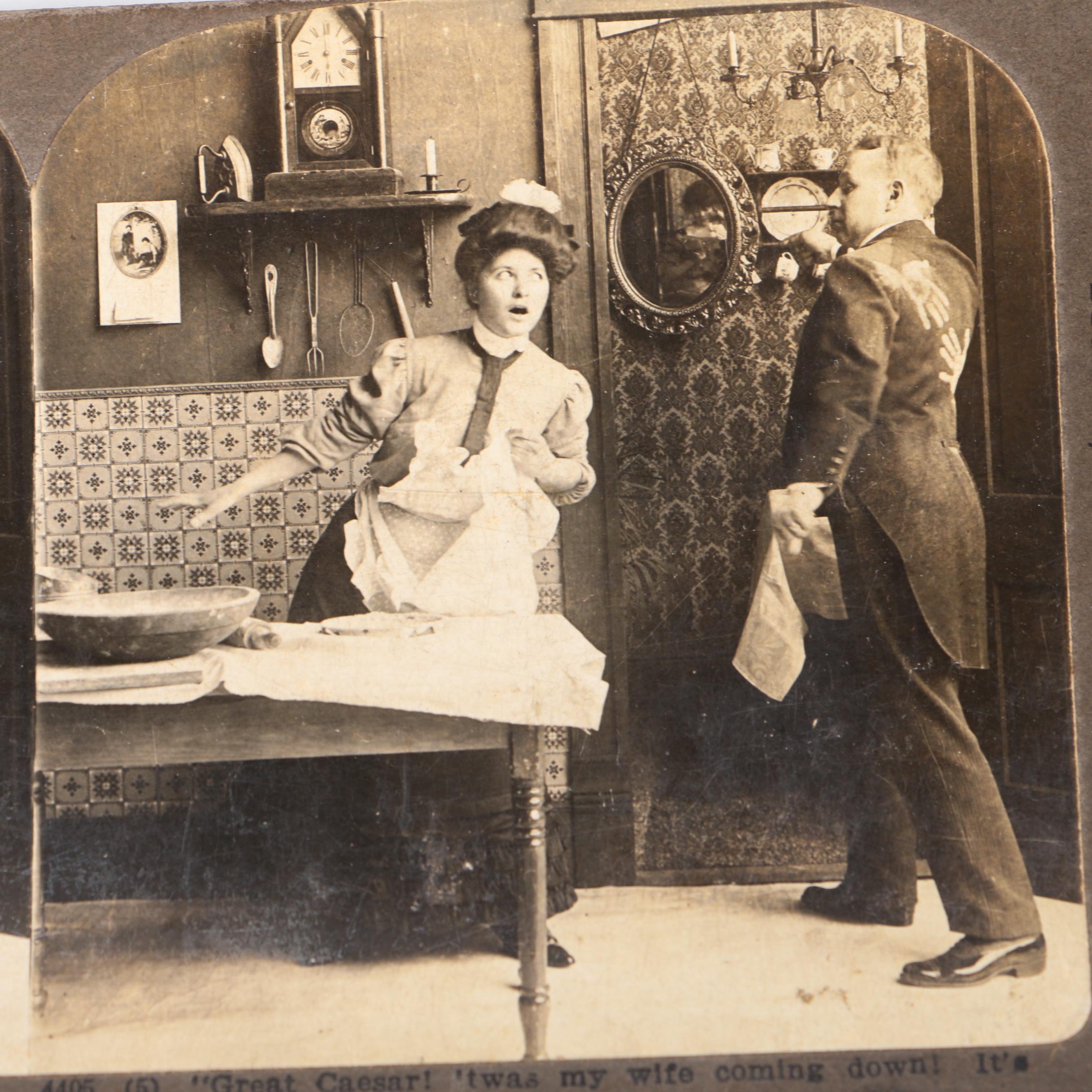 Antique Stereoscope with Cards