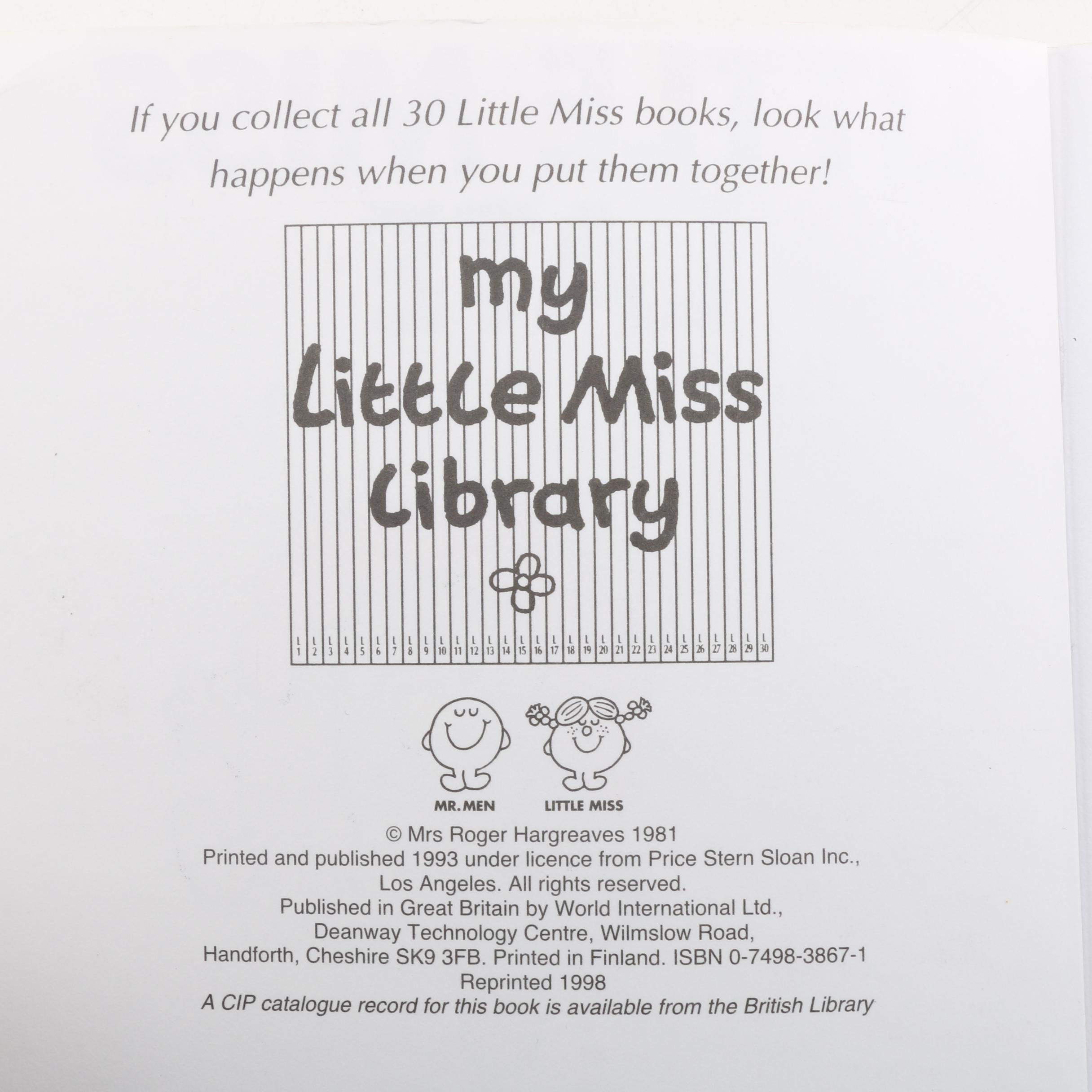 "Mr. Men" and "Little Miss" Complete Book Collections