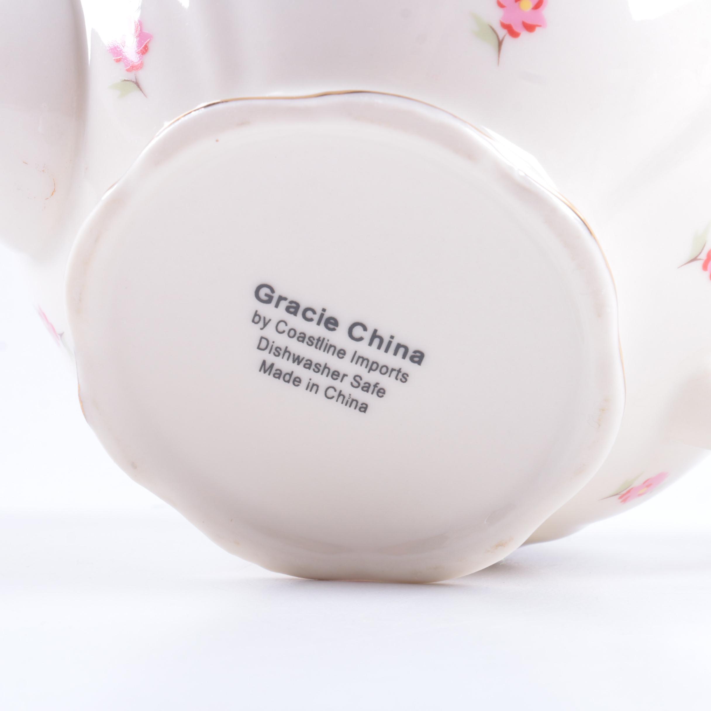 Gracie Bone China Tea Set