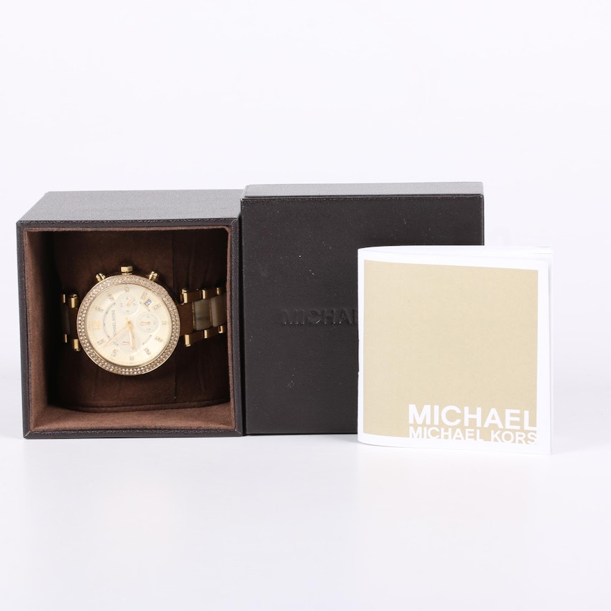 Michael Kors Gold Toned Wristwatch