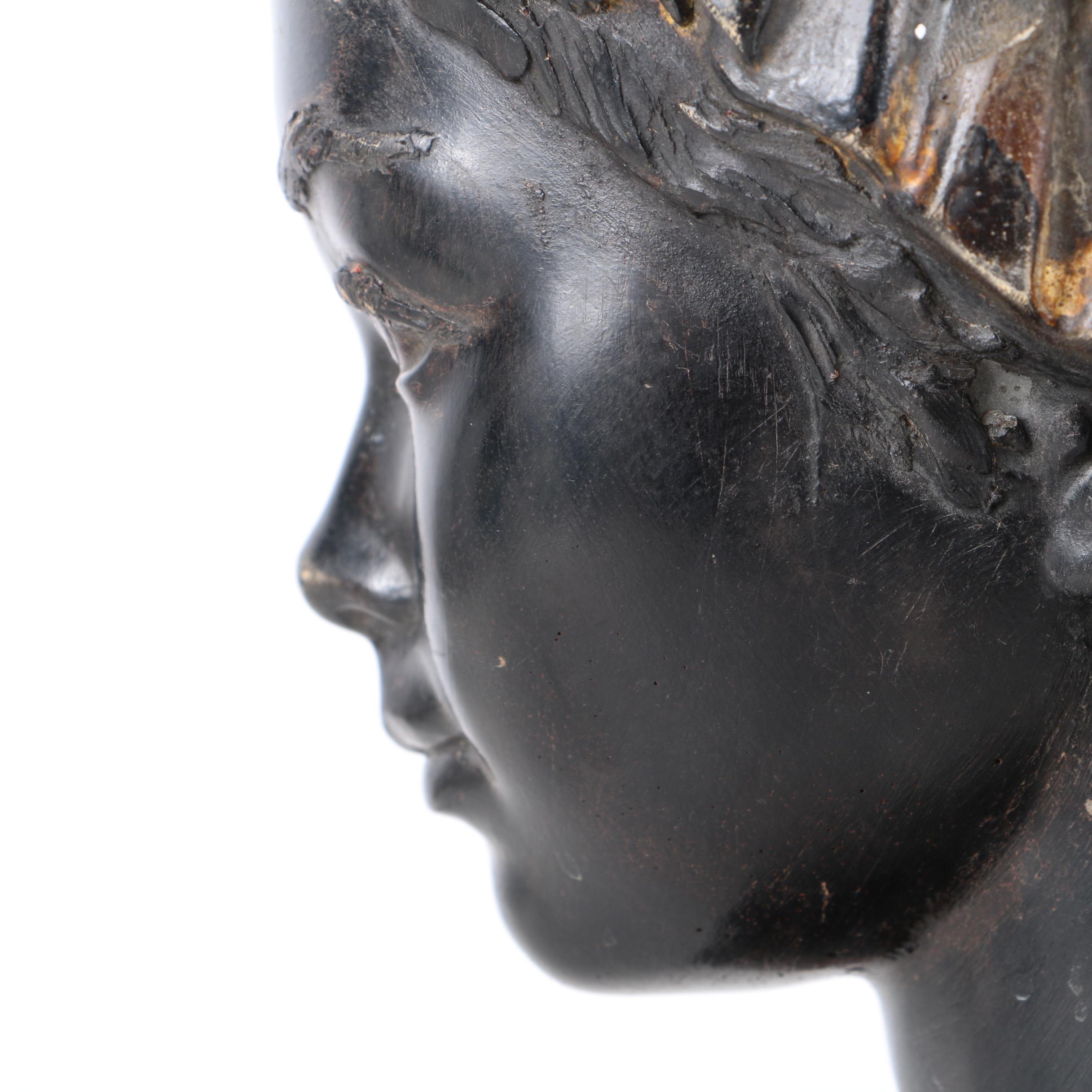 Ceramic Bust of Young Woman