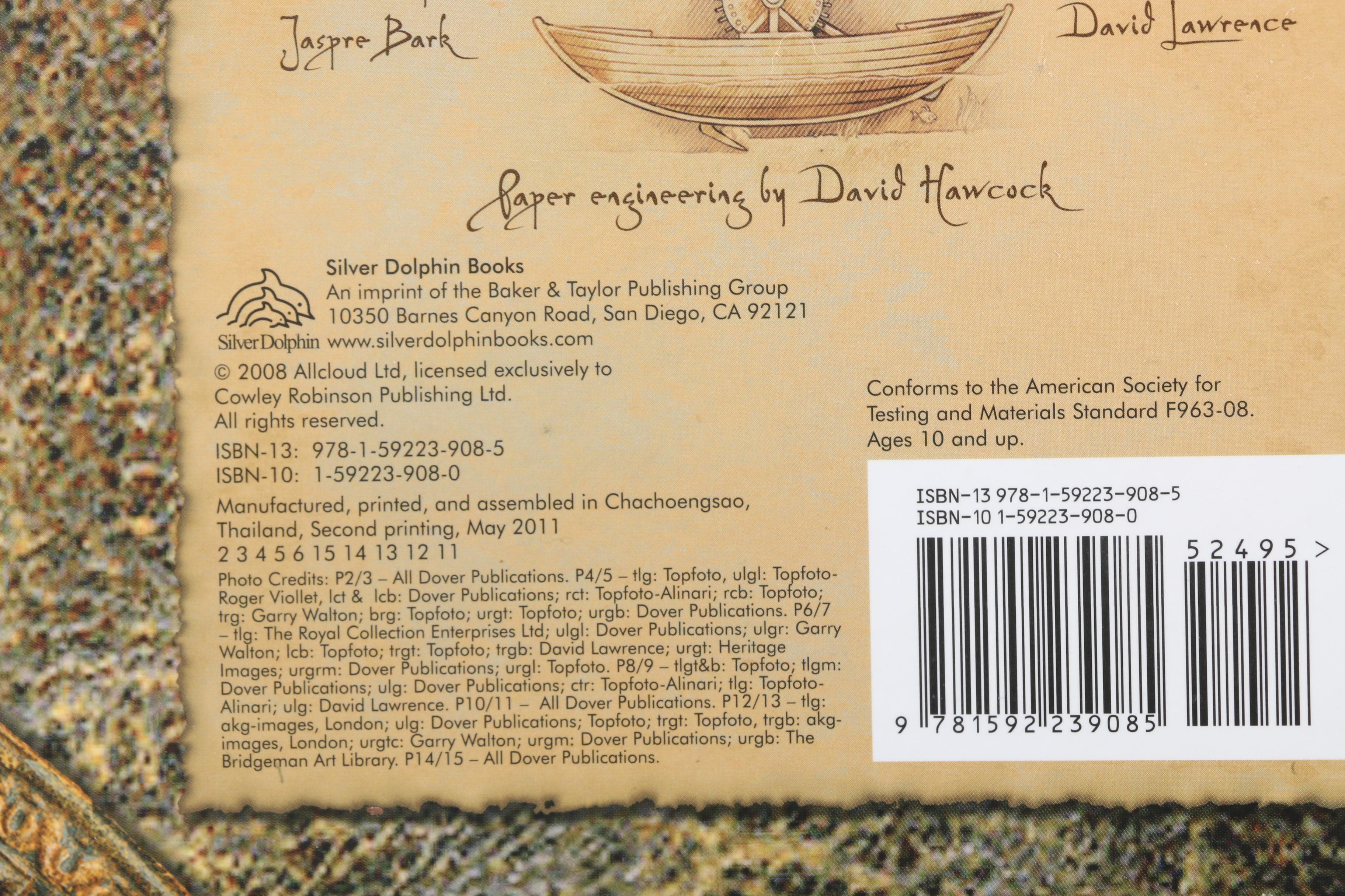 2011 "Leonardo da Vinci's Journal of Inventions" Pop-Up Book