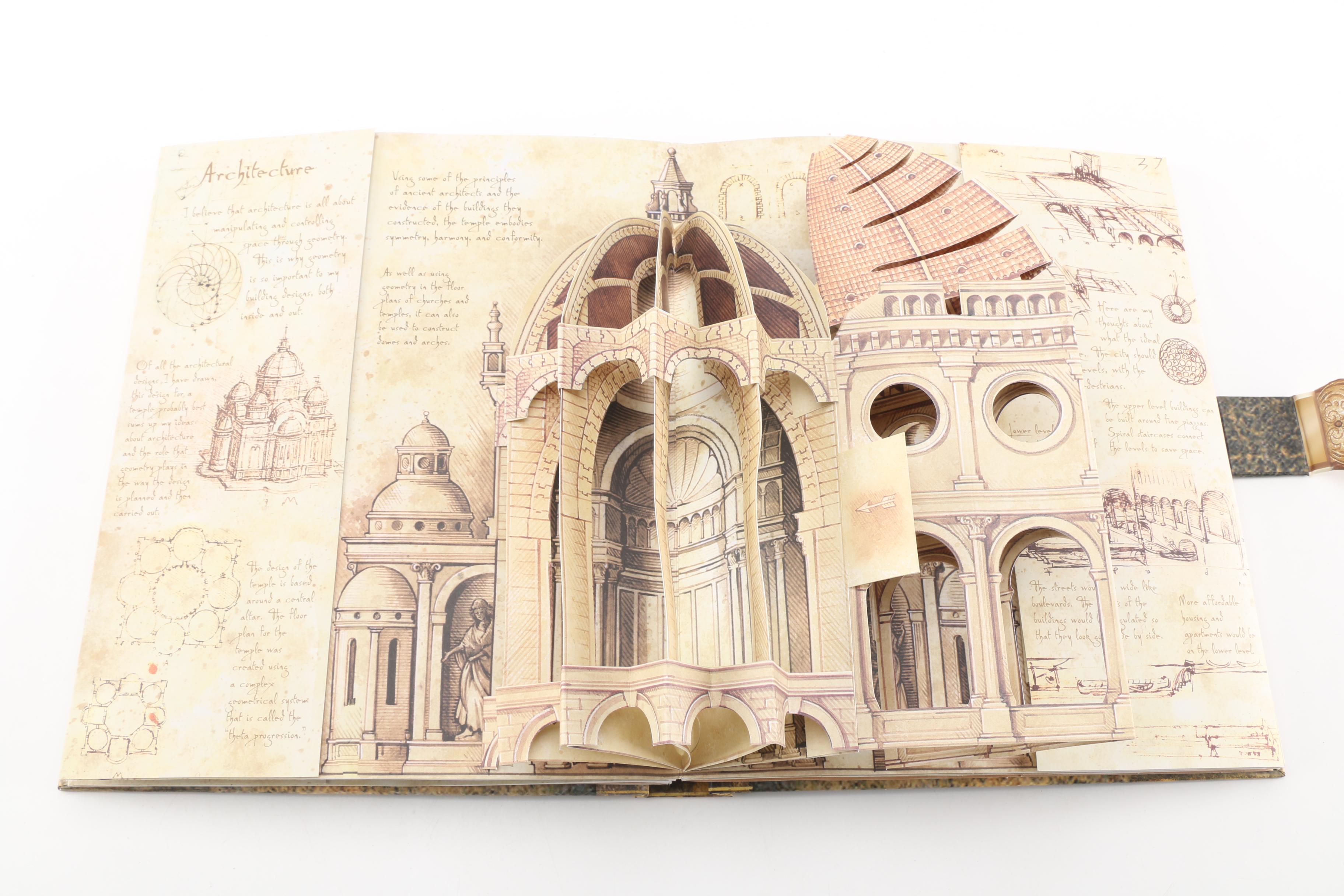 2011 "Leonardo da Vinci's Journal of Inventions" Pop-Up Book