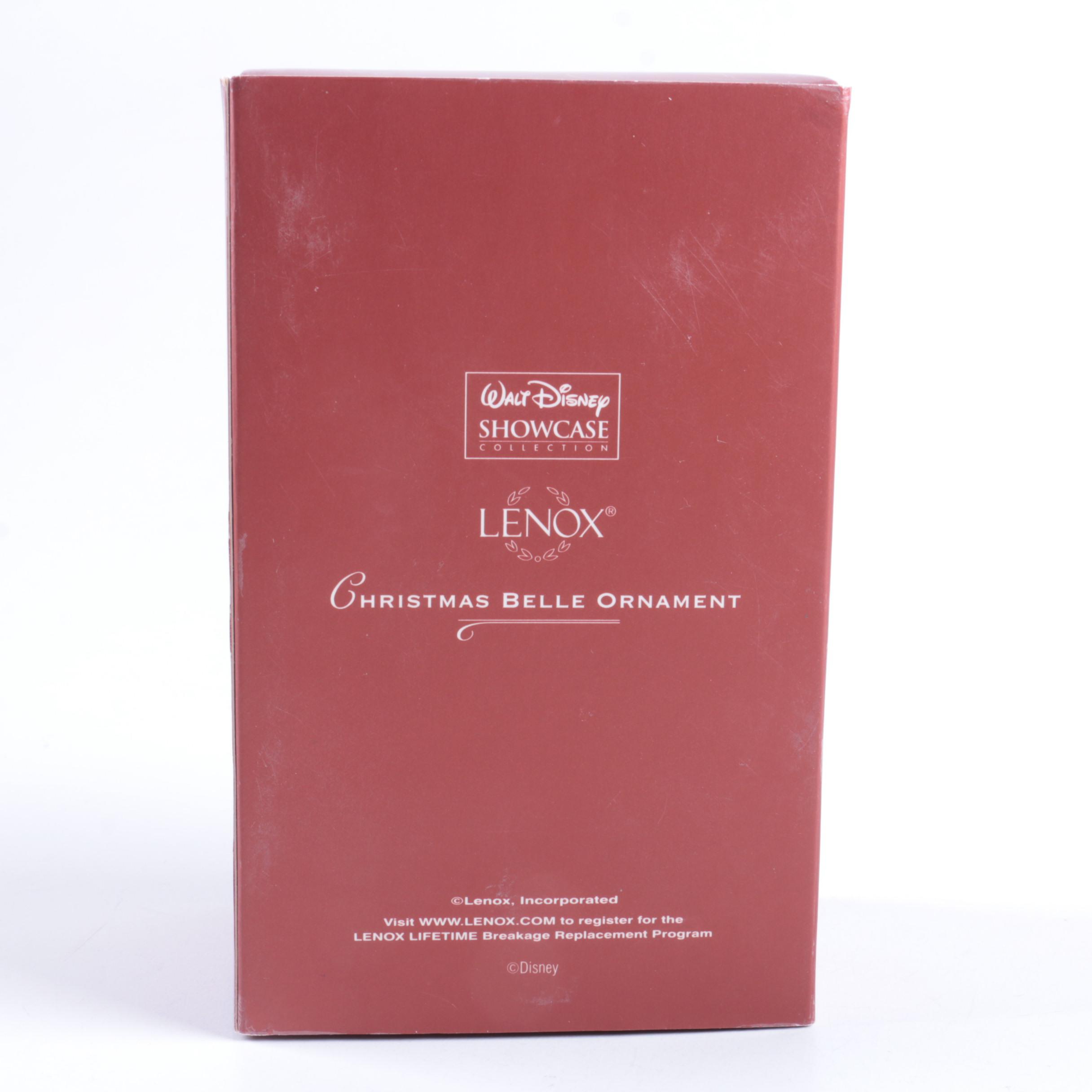 Lenox Christmas Disney "Belle" Ornament