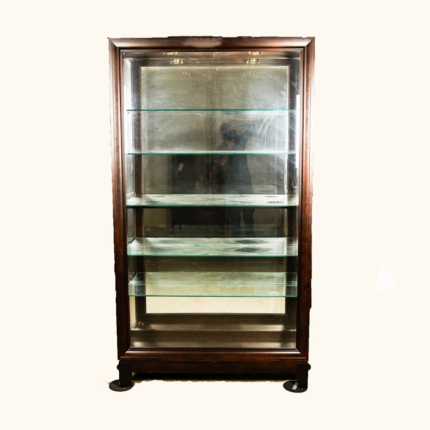 Illuminated Curio Cabinet