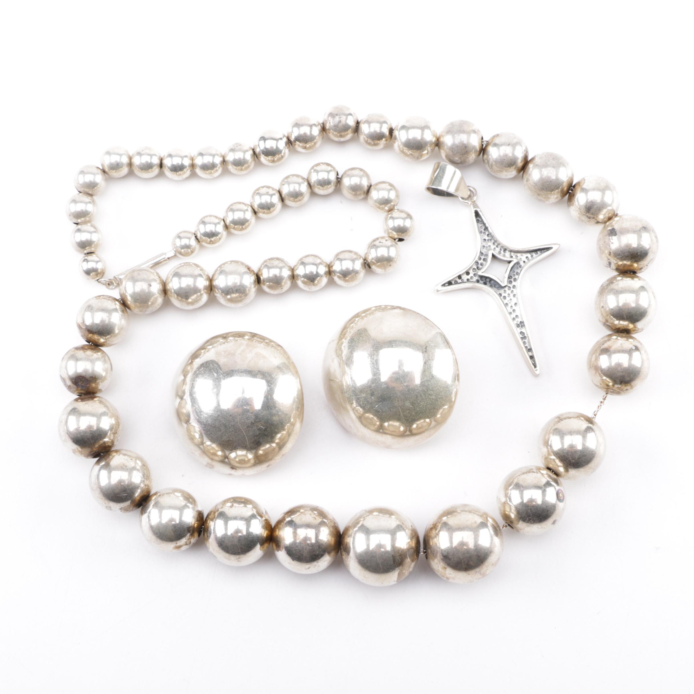 Grouping of Sterling Silver Jewelry