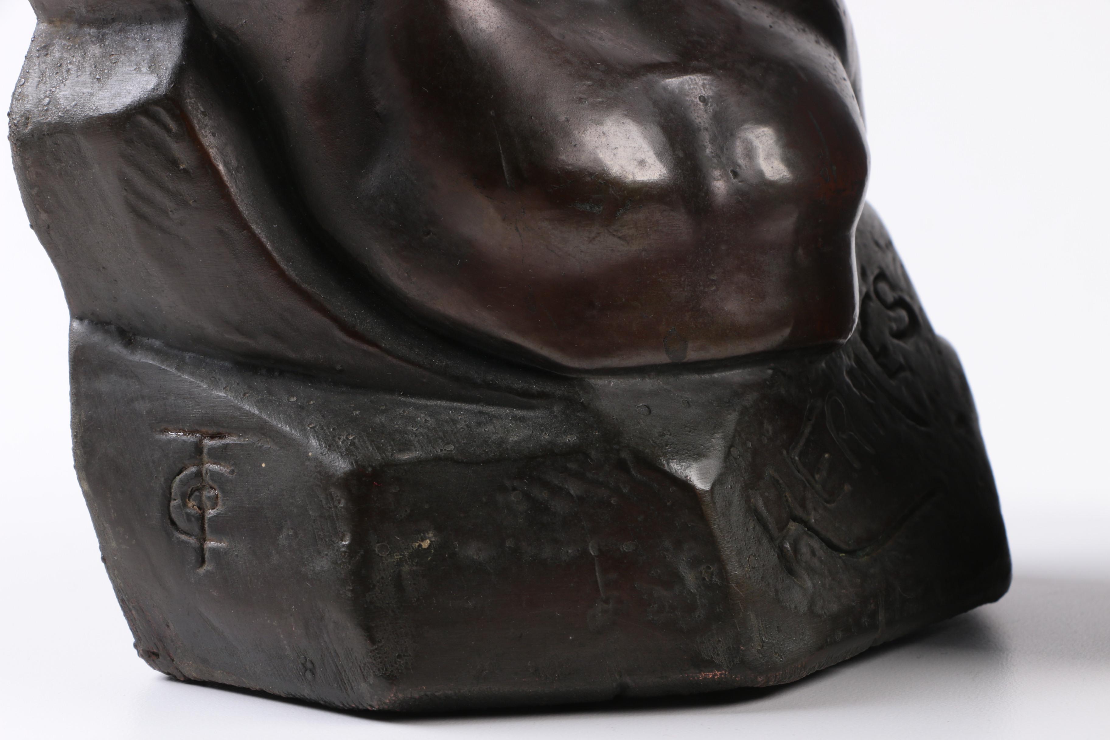 Bronze Bookends of Hermes