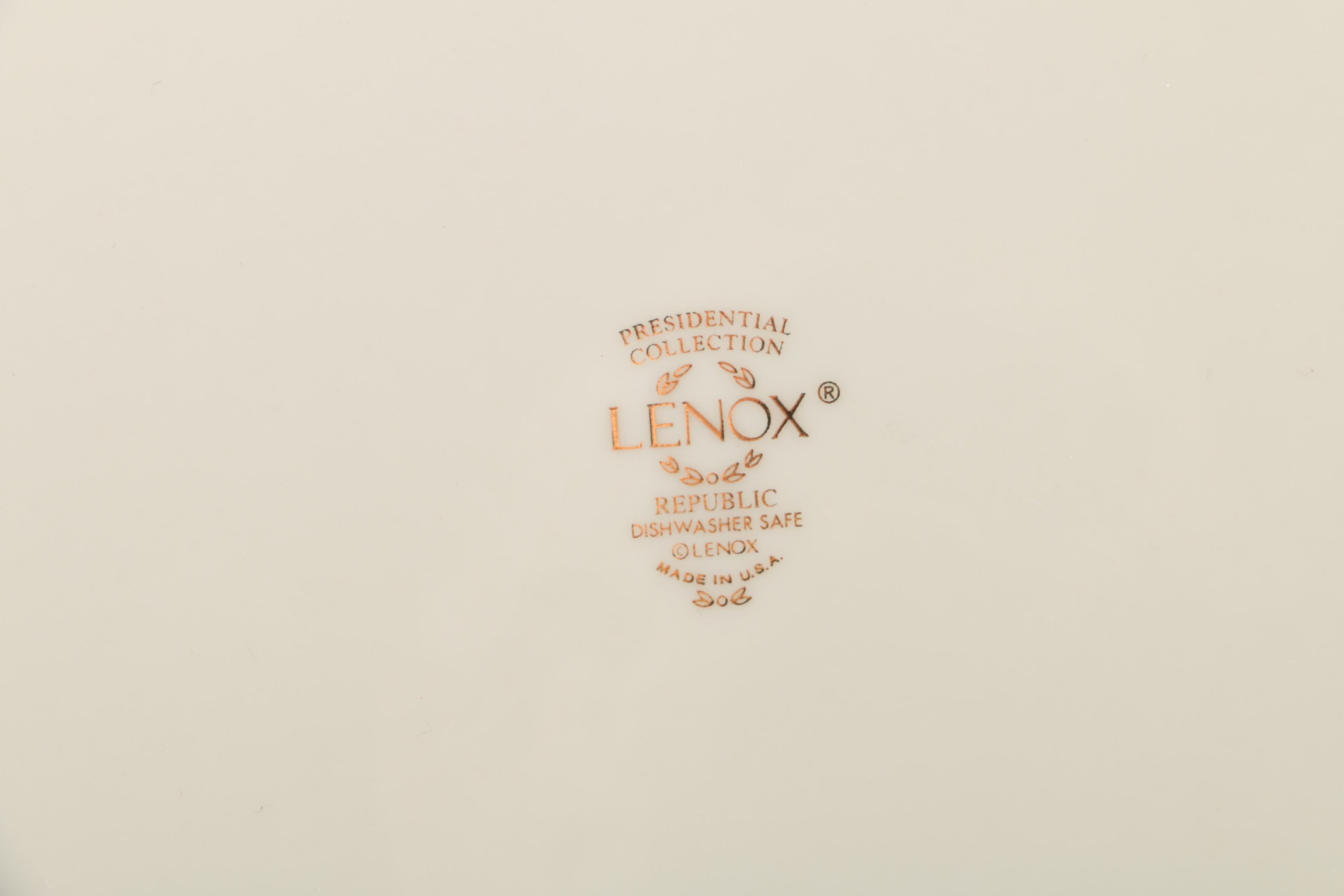 PRIORITY-Lenox "Republic" Porcelain Tableware