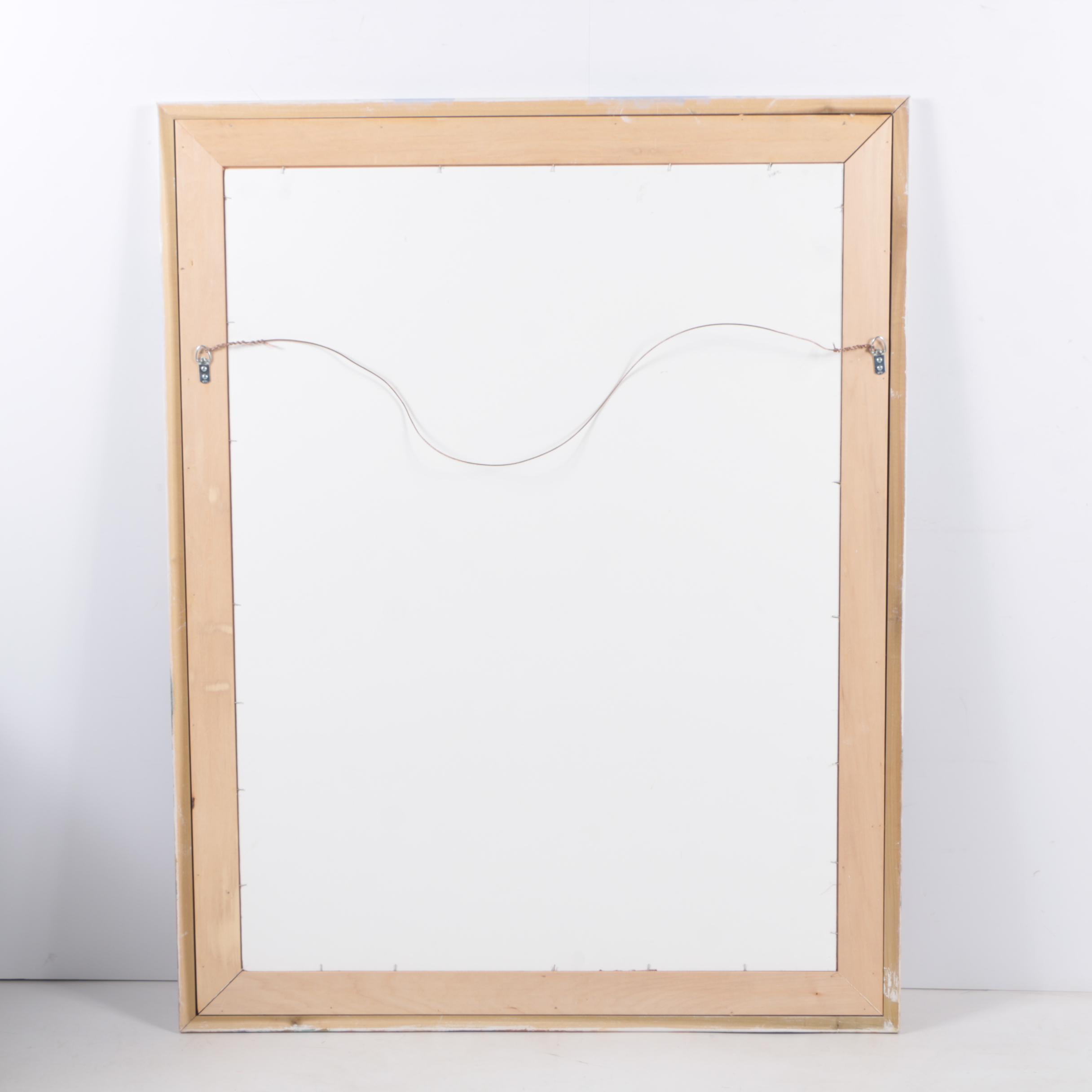 Kirk Randle Oil Painting on Board of Rural Scene