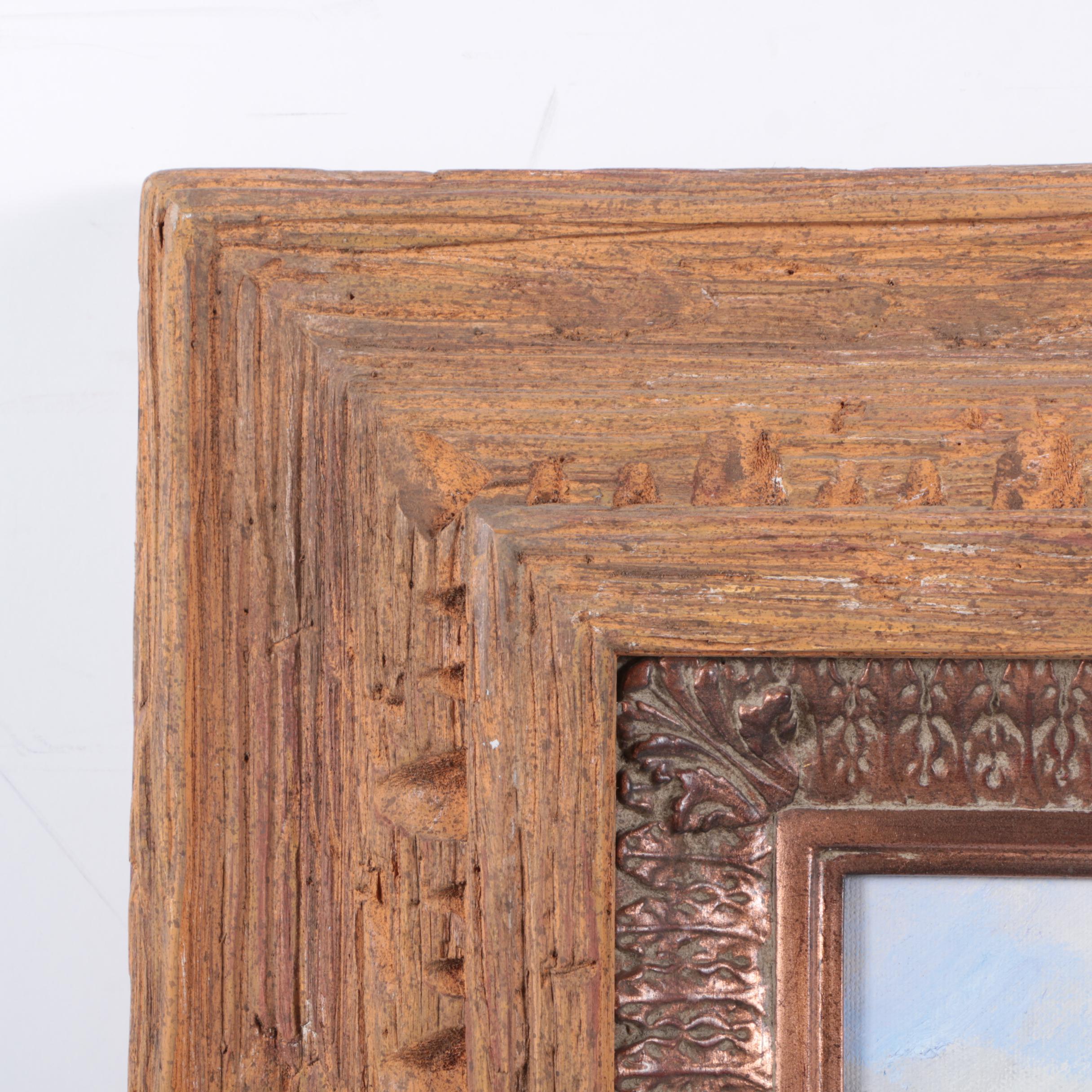 Kirk Randle Oil Painting on Canvas of Cattlemen