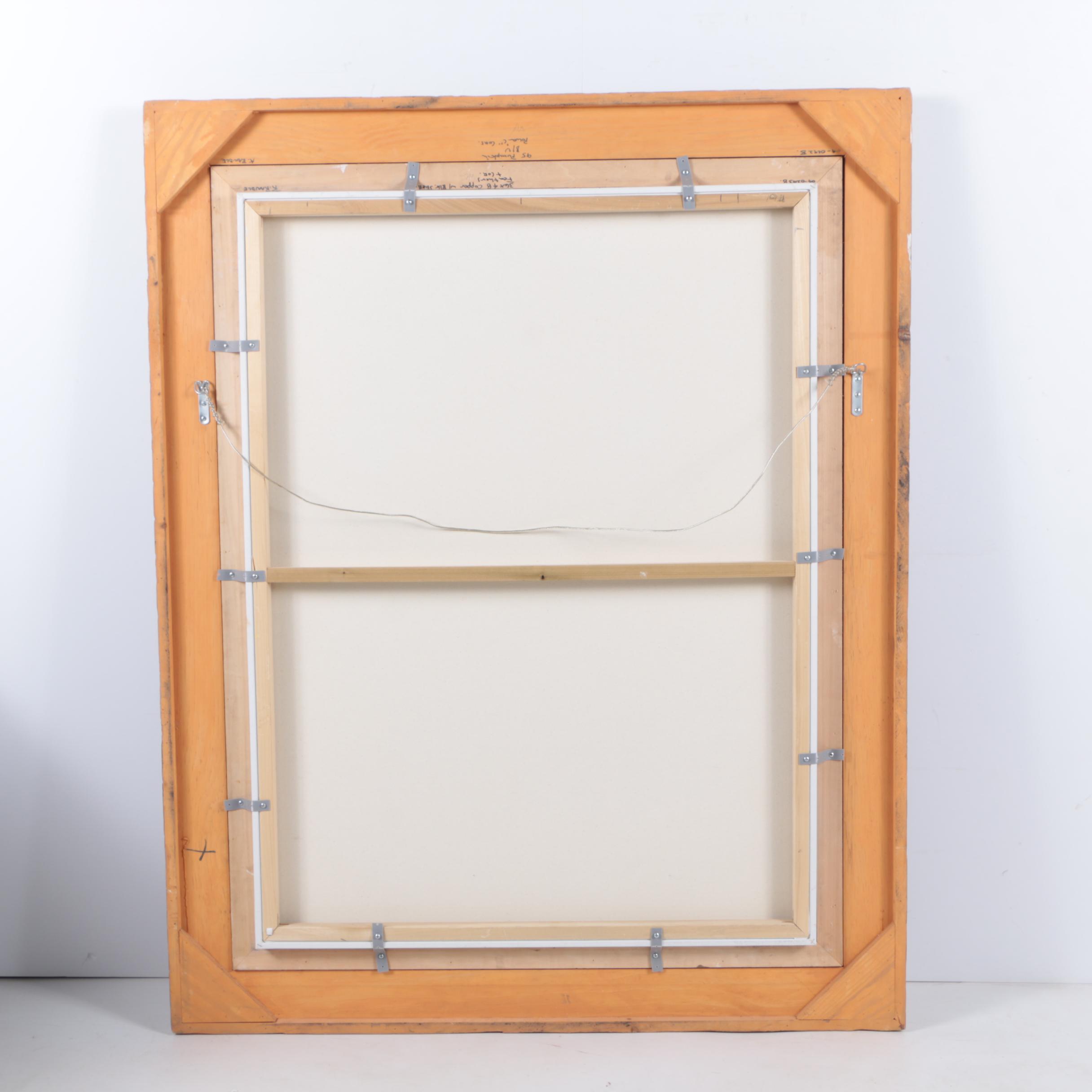 Kirk Randle Oil Painting on Canvas of Cattlemen