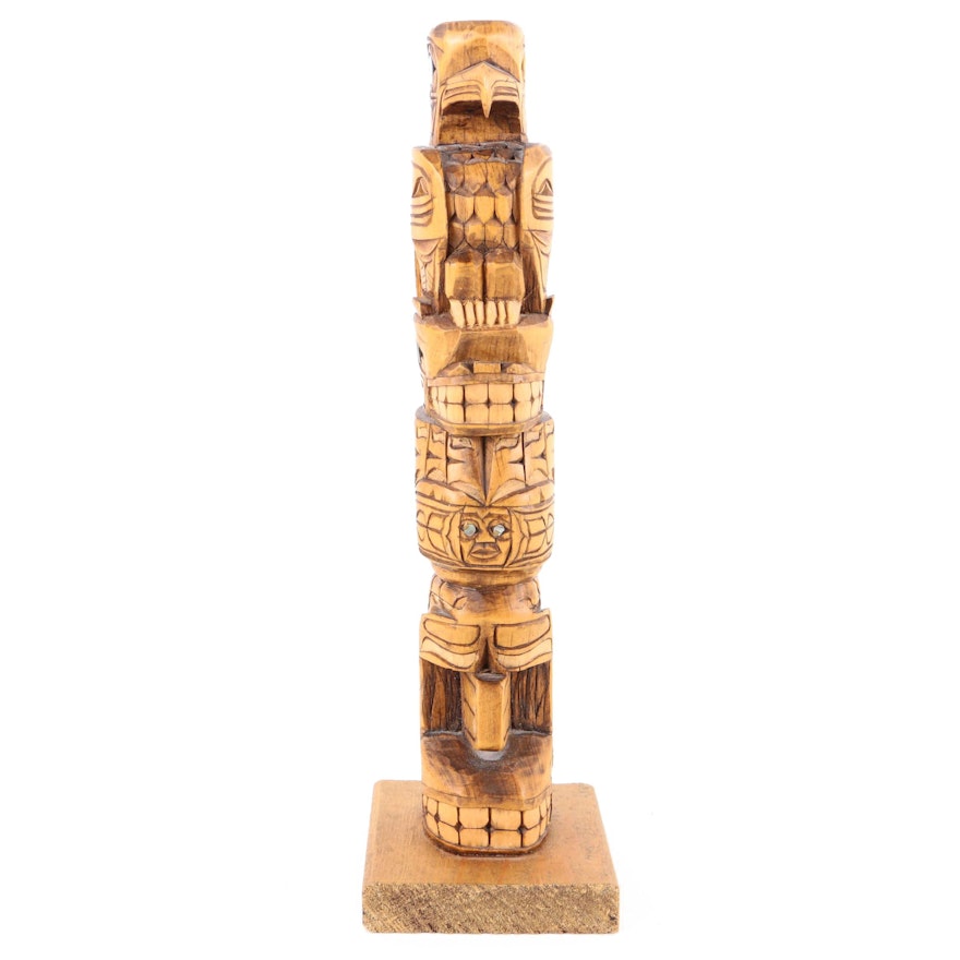 Ralph E. Hill Hand Carved Totem