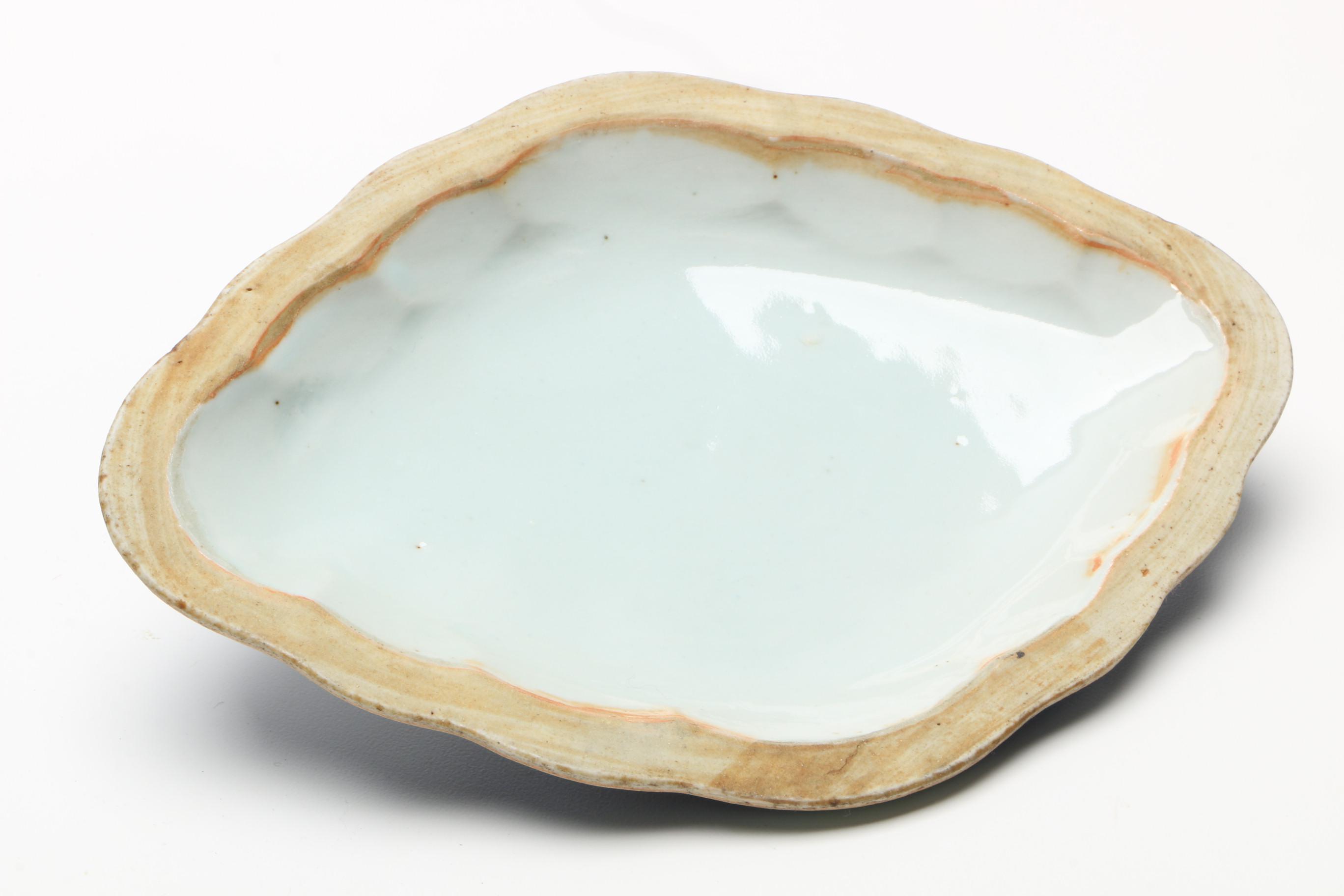 Antique Canton Covered Casserole and Meat Dish