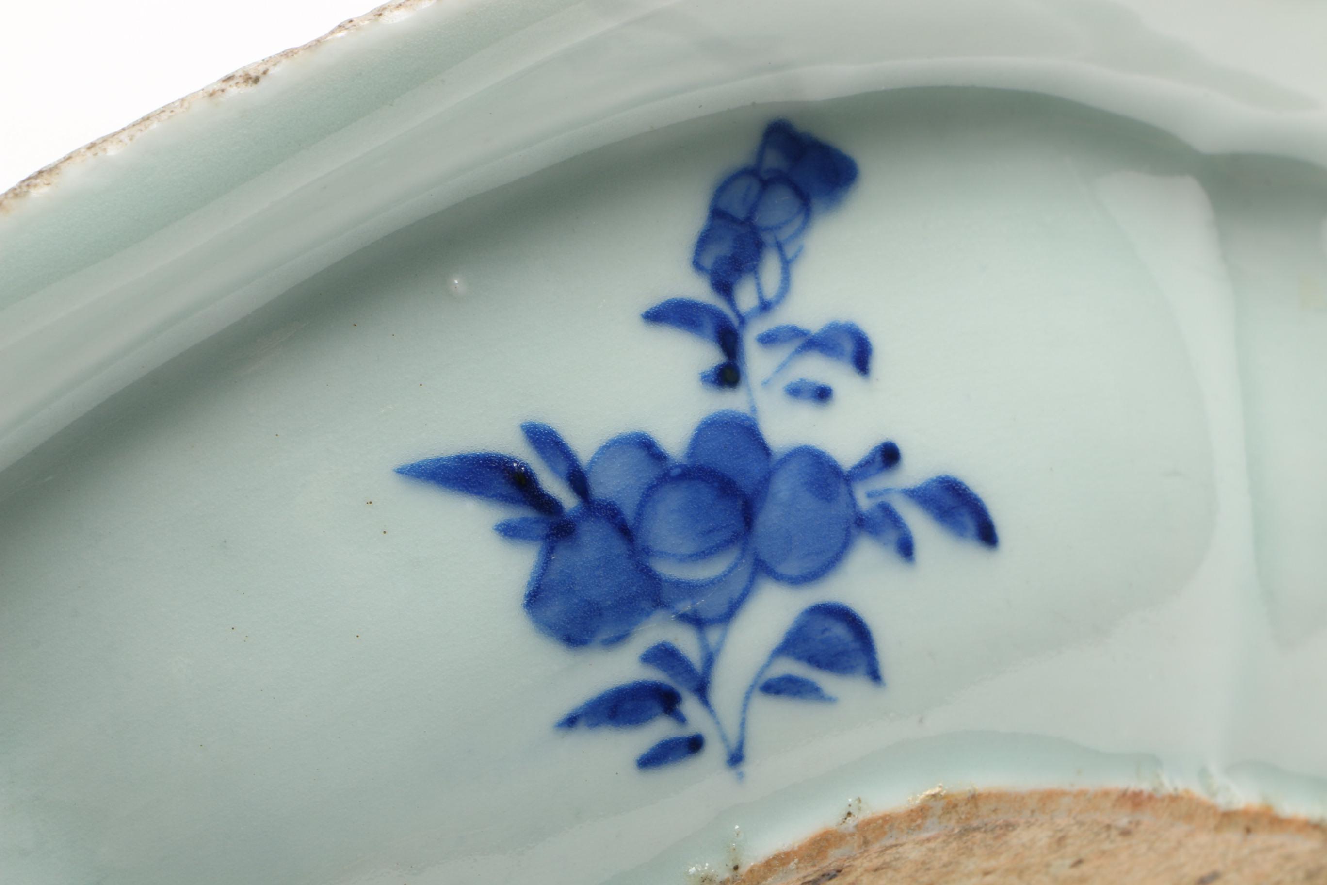 Antique Canton Covered Casserole and Meat Dish