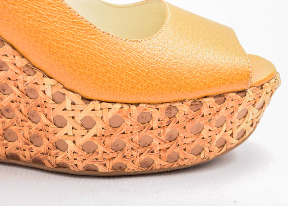 Prada Slingback Wedges