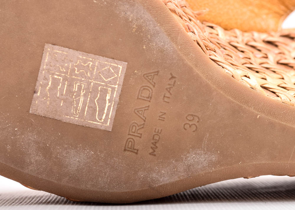 Prada Slingback Wedges