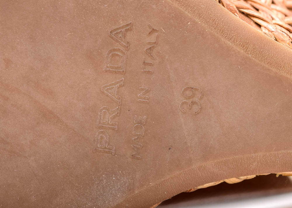 Prada Slingback Wedges