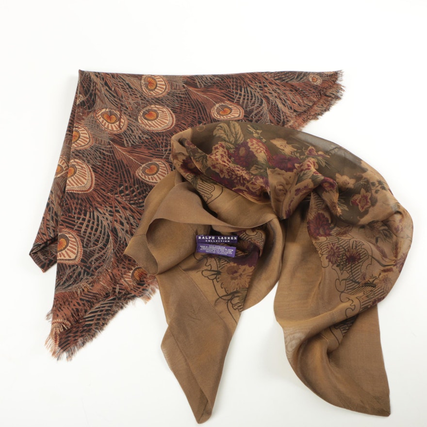Silk and Wool Scarves by Ralph Lauren Collection and Liberty