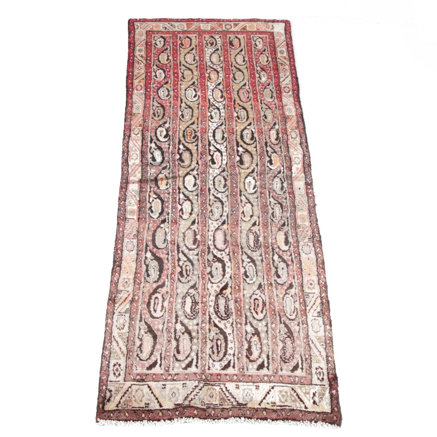 Hand-Knotted Indo-Persian Carpet Runner