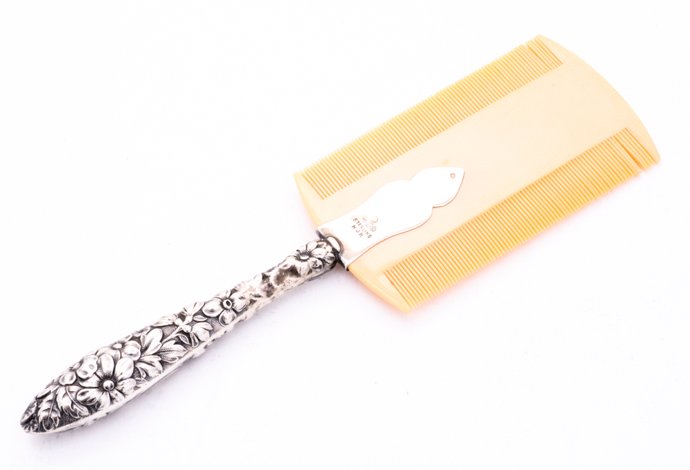 Vintage Sterling Silver Vanity Set