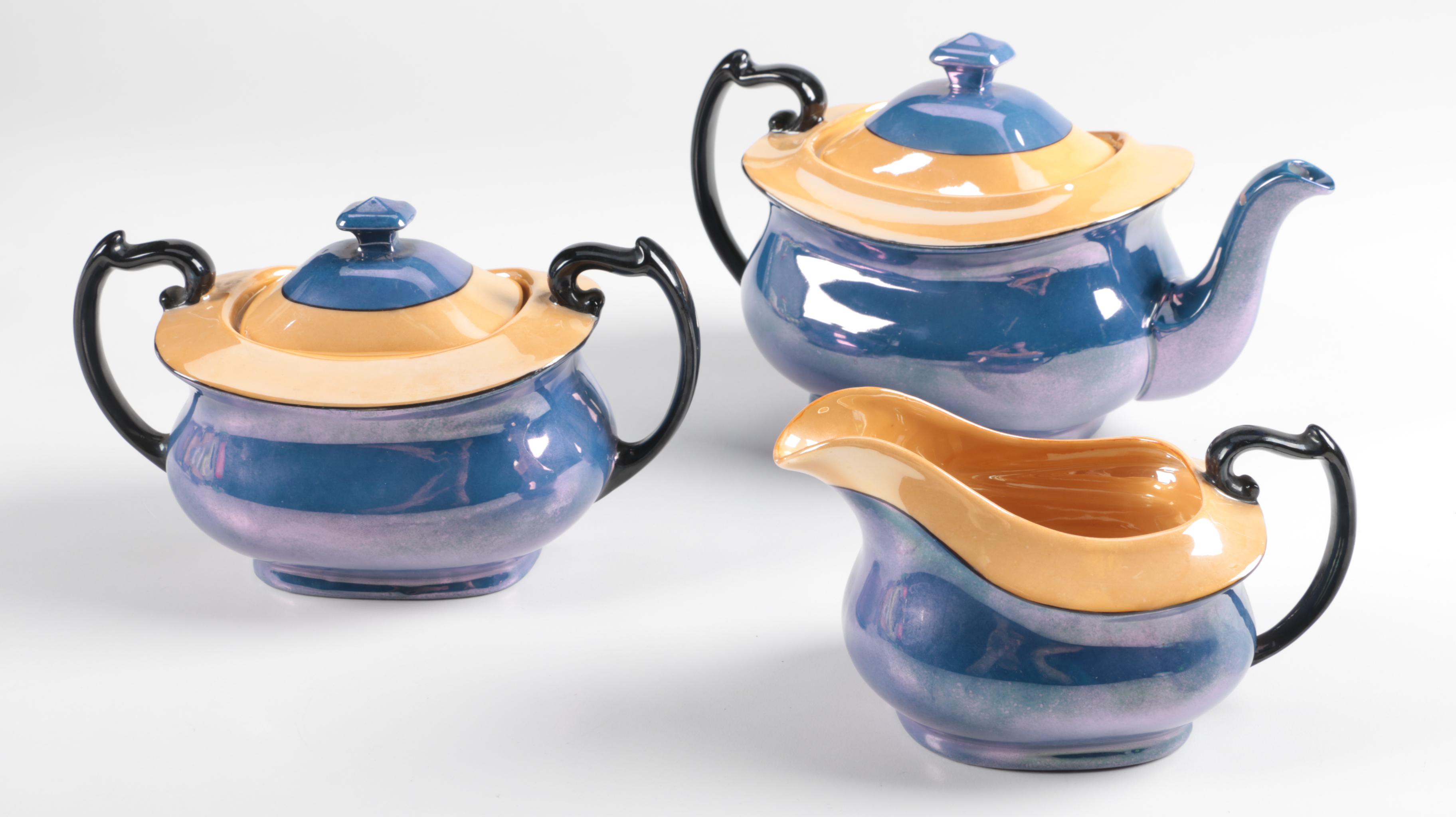 Vintage Phoenix China Lusterware Tea Service