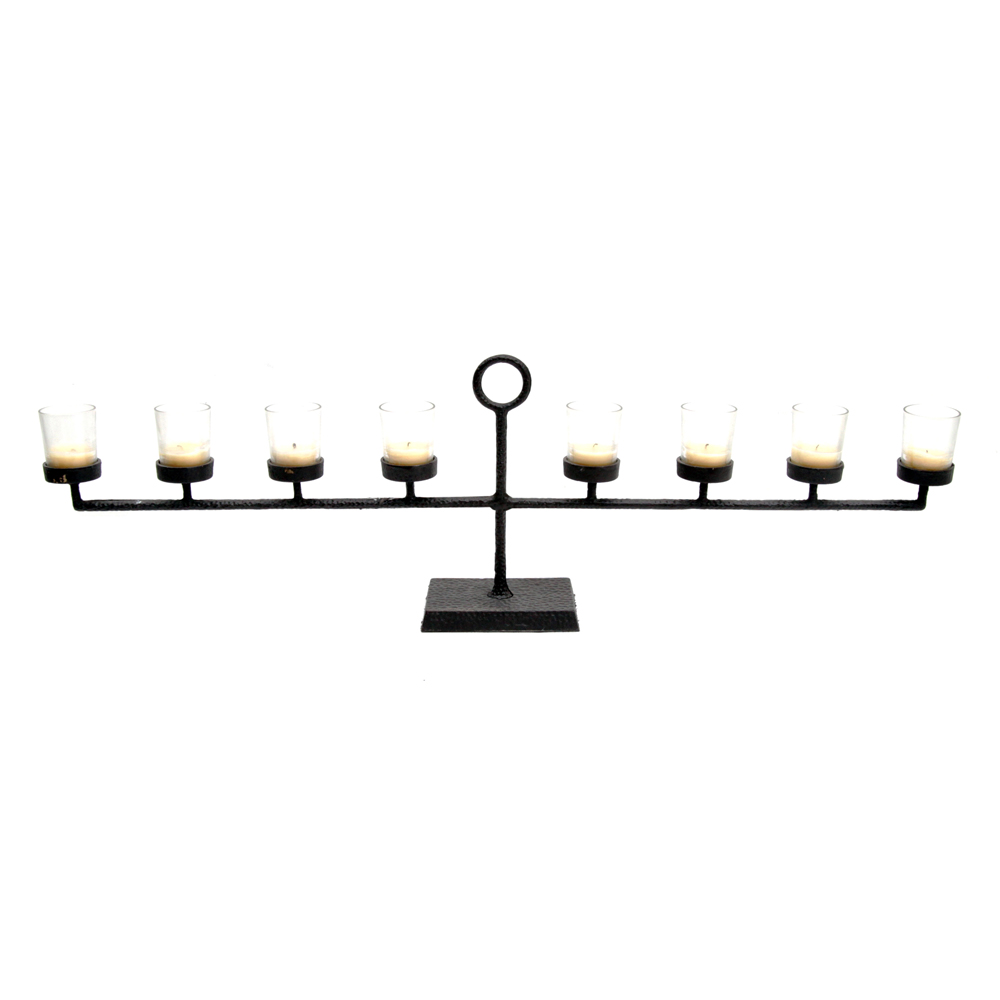 Hammered Metal Candle Holder