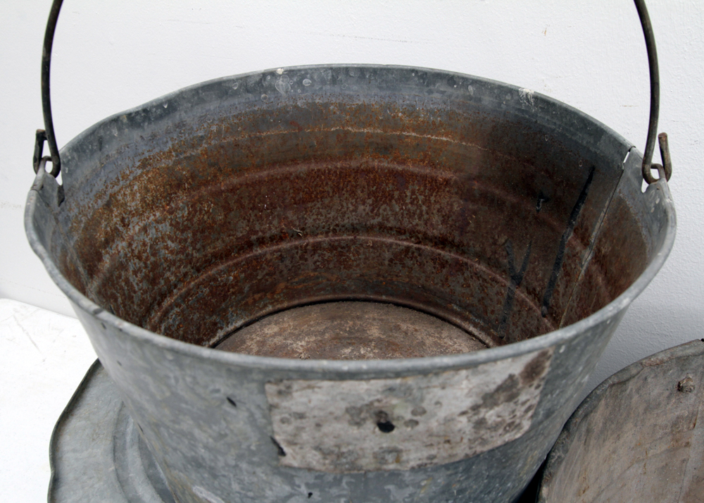 Vintage Galvanized Steel Tubs