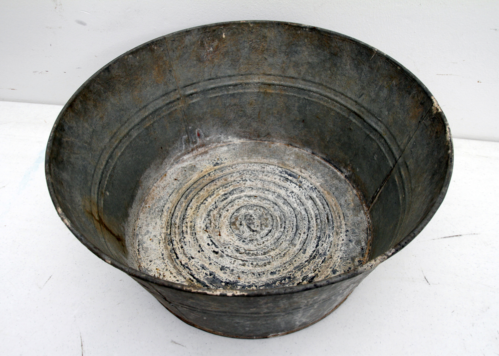 Vintage Galvanized Steel Tubs