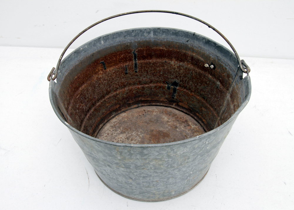 Vintage Galvanized Steel Tubs