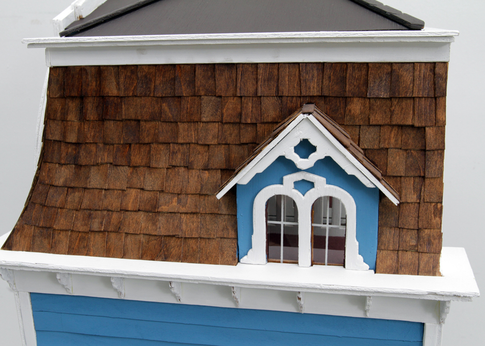 Willowcrest Mansard Dollhouse by Greenleaf With Table