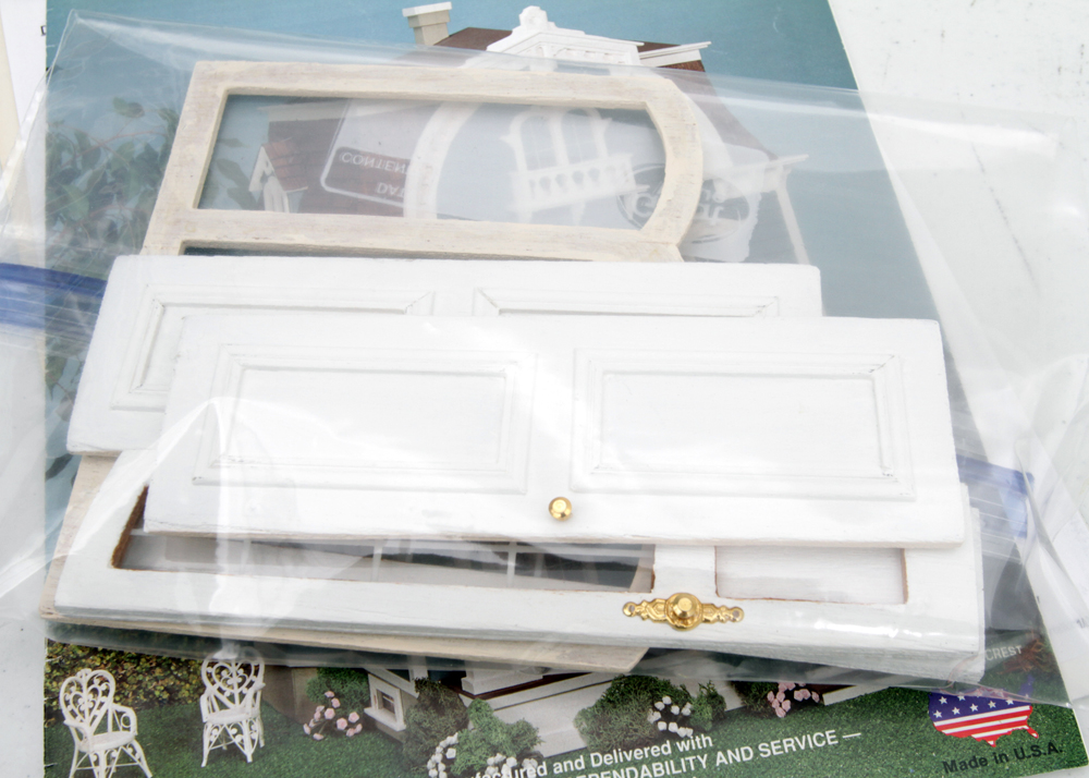 Willowcrest Mansard Dollhouse by Greenleaf With Table