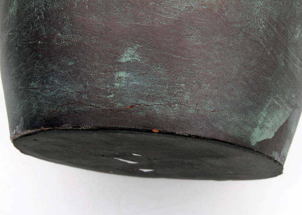 Cast Stoneware Floor Vase