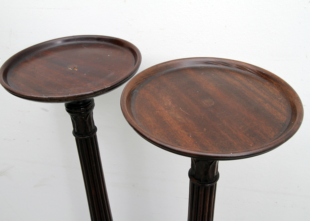 Vintage Queen Anne Style Plant Stands
