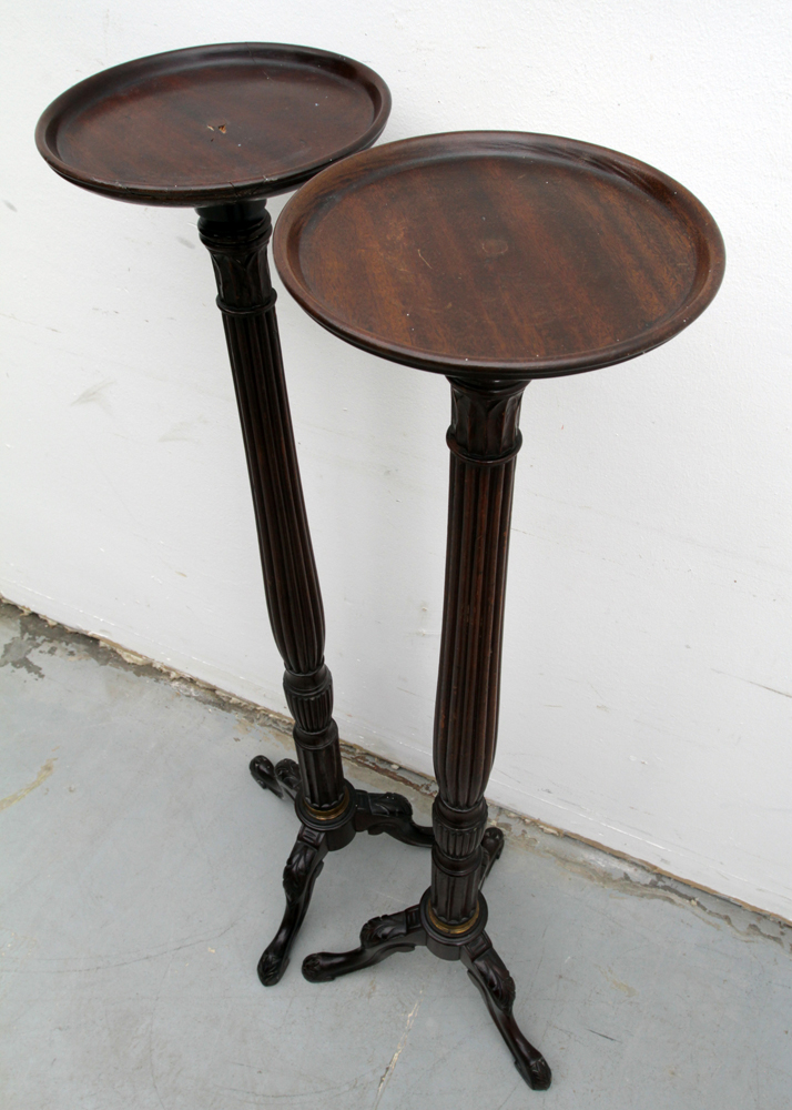 Vintage Queen Anne Style Plant Stands