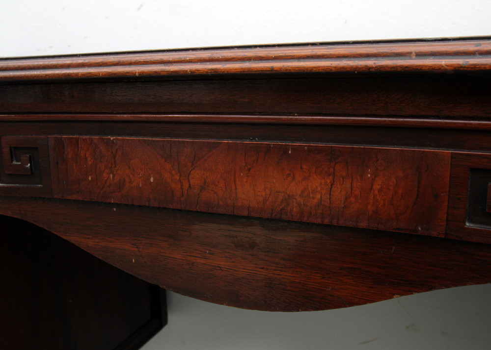 Vintage Chippendale Style Mahogany Knee-Hole Desk
