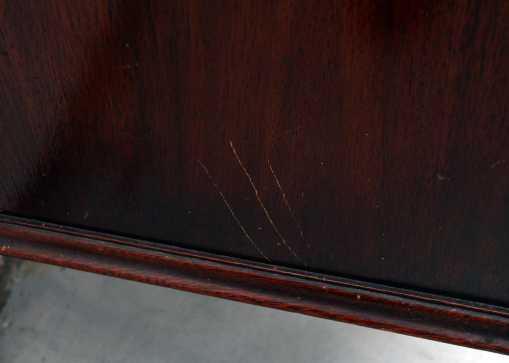 Vintage Chippendale Style Mahogany Knee-Hole Desk