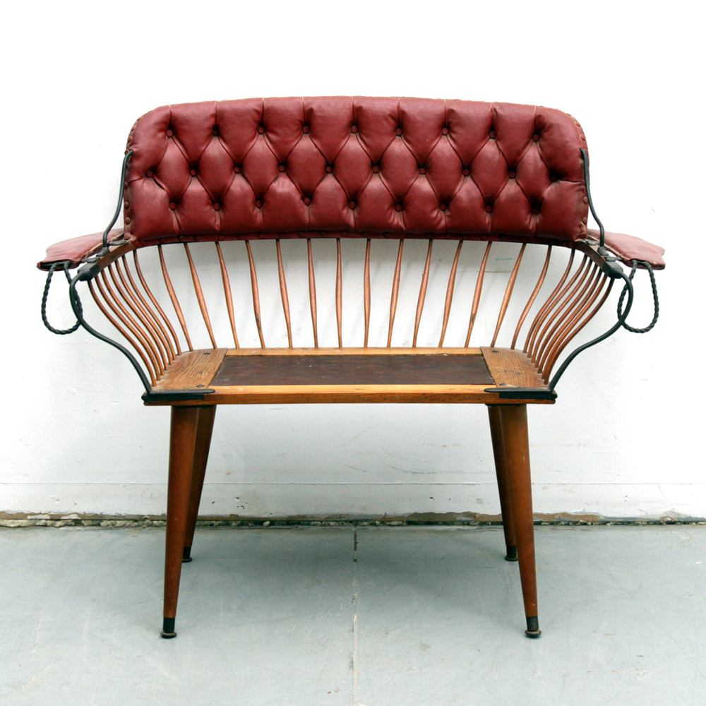 Antique Carriage Seat Bench