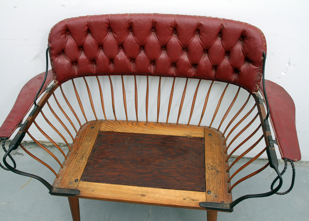 Antique Carriage Seat Bench
