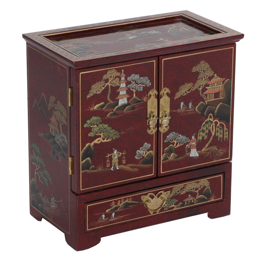 Decorative Asian Jewelry Chest