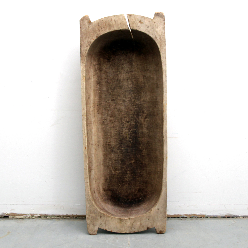 Antique Wooden Dough Bowl Trencher