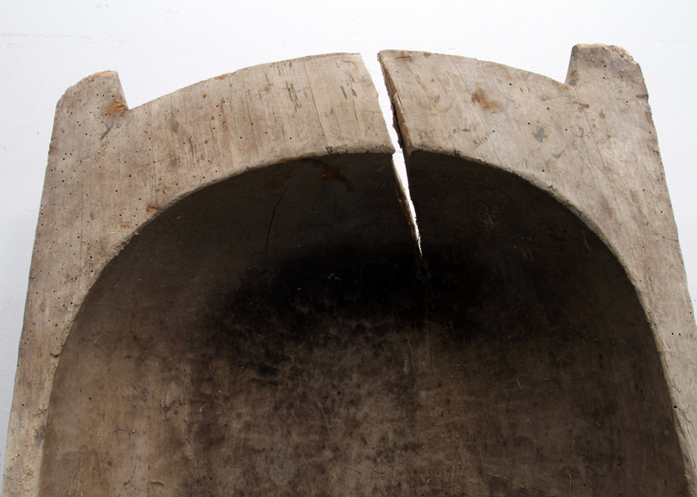 Antique Wooden Dough Bowl Trencher