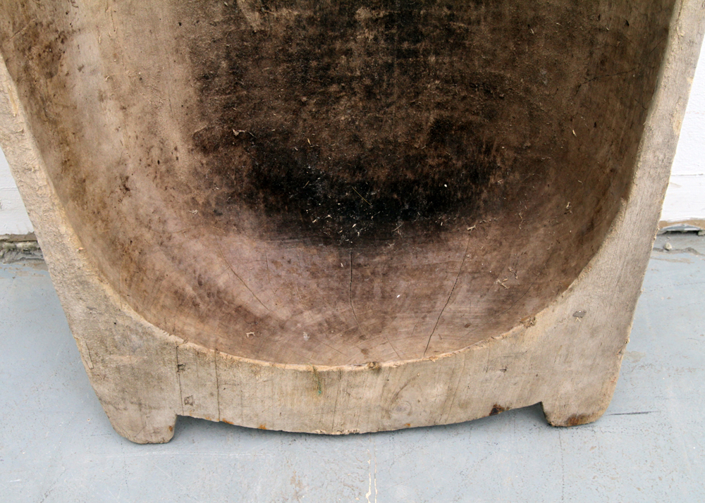 Antique Wooden Dough Bowl Trencher